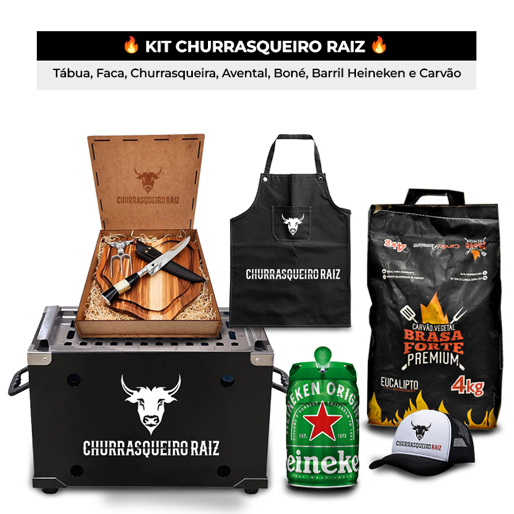 Kit Churrasqueiro Raiz